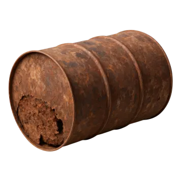 a close up of an old rusty pipe