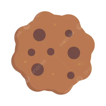 a cookie with chocolate chips on it