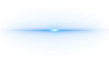 a blue light on a white background