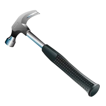an illustration of a hammer