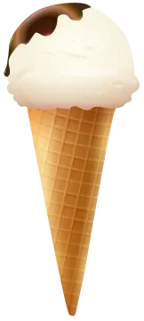 an ice cream cone