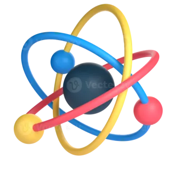 a 3d model of an atom