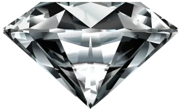 a diamond on a white background