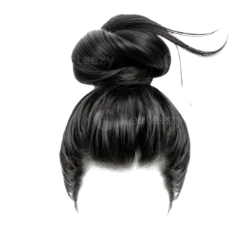 a drawing of a woman's hair