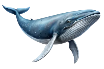a blue whale with its mouth open