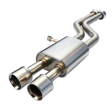 an image of a stainless exhaust system