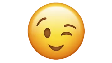 a smiley face with a smile on it