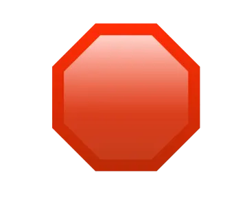 a red stop sign