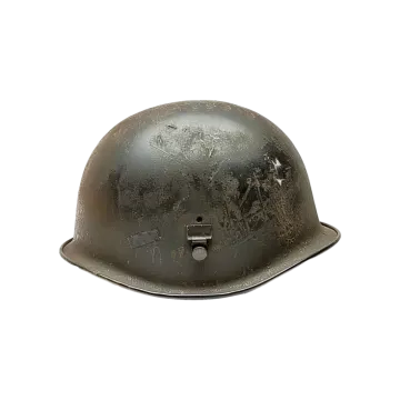the helmet is dirty