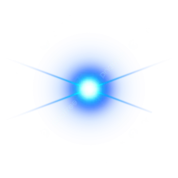 an image of a blue light on a white background