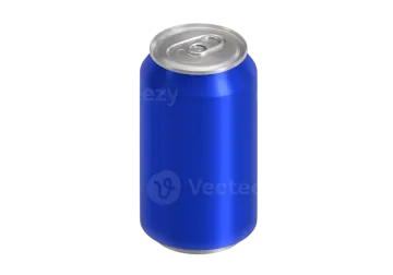 a can of soda on a white background