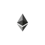 the ether logo on a white background