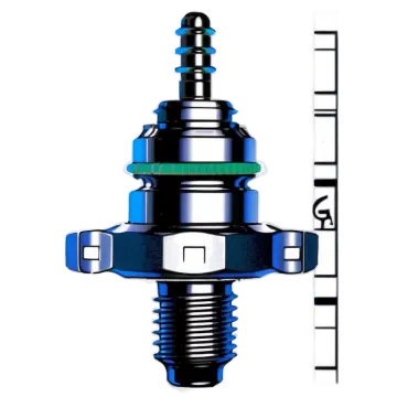 a close up view of a pressure gauge
