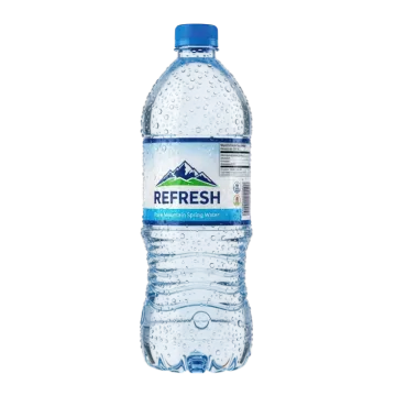 a bottle of fresh water