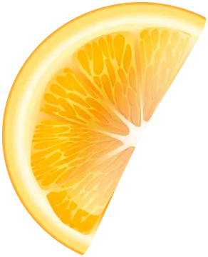 a slice of lemon