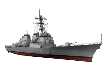a 3d model of a warship ship