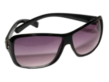 a pair of sunglasses on a white background