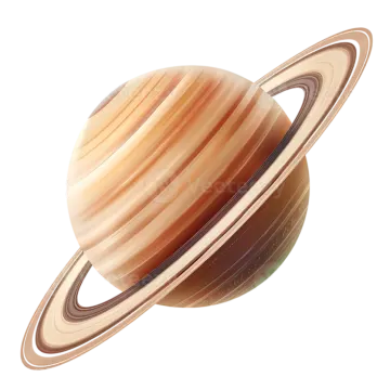 an illustration of the planet saturn