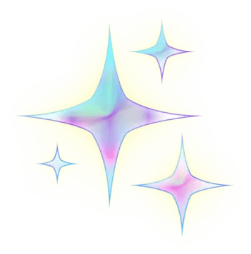 three blue stars on a white background