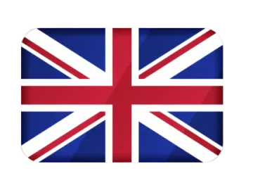 the british flag on a white background