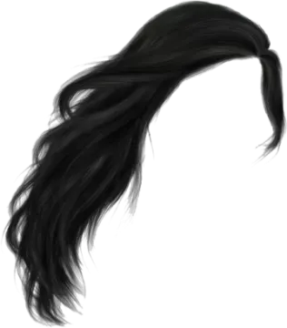 a drawing of a woman's hair