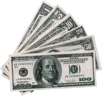 a stack of hundred dollar bills