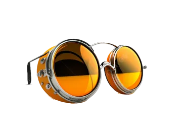 a pair of sunglasses on a white background
