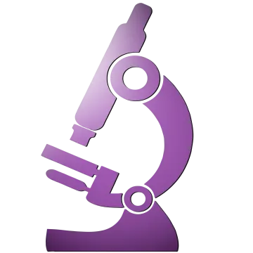 a microscope and microscope icon