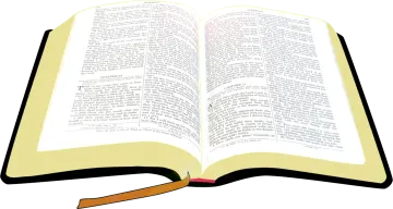 an open bible