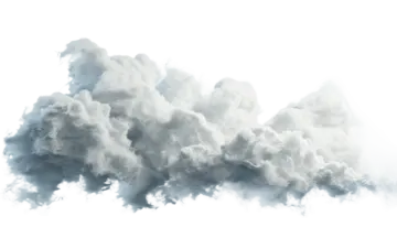 a cloud of smoke on a white background