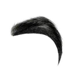a close up of a man's hair