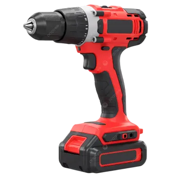 an electric driller on a white background
