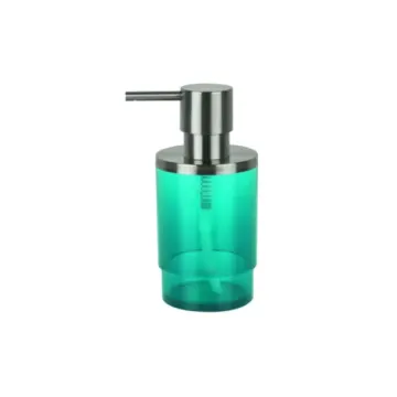 glass soap dispenser - green