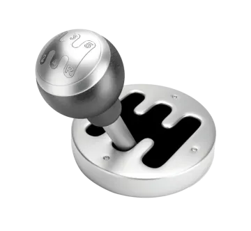 an image of a metal knob on a white background