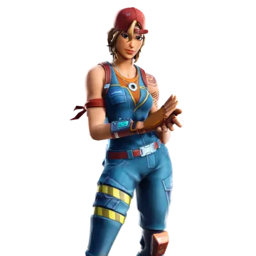 an image of a woman in a blue outfit