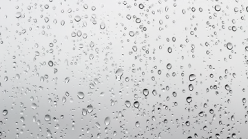 water drops on the glass of a window