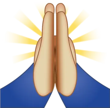 a pair of hands with light coming out from them
