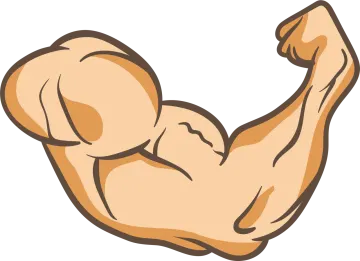 an image of a man's arm muscles