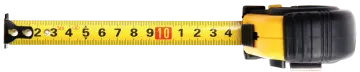 a measuring tape with the word measure on it