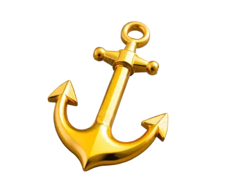 an anchor on a white background