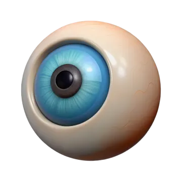 an illustration of a human eye