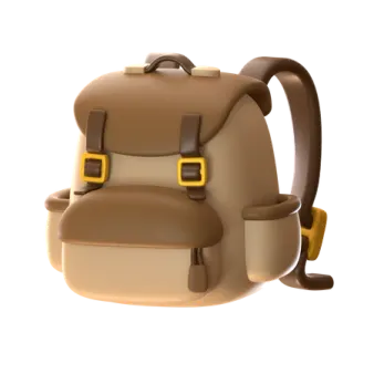 an image of a backpack on a white background
