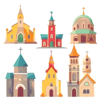 a set of different churchs
