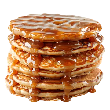 a stack of pancakes