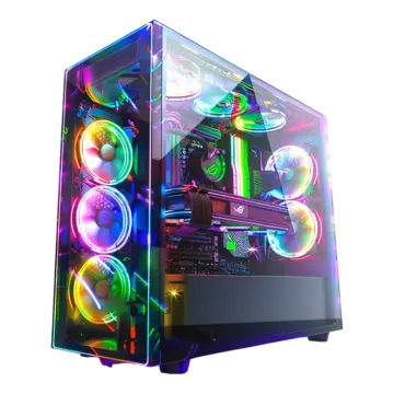 a computer case on a white background