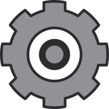 a gear wheel icon