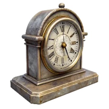 an old fashioned clock on a white background