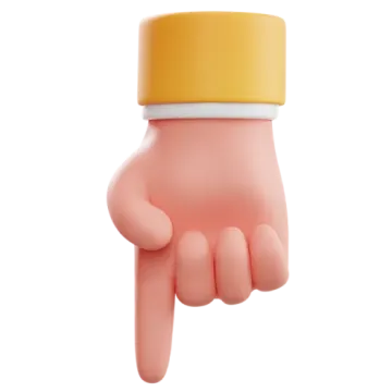 a finger with a yellow cap on it