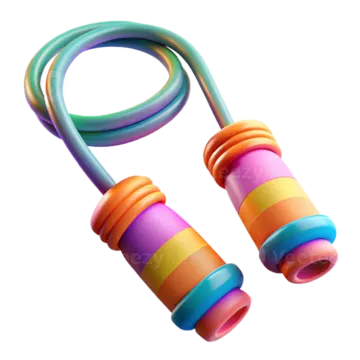 a pair of colorful earphones