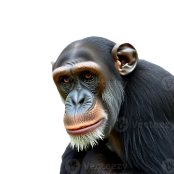 an illustration of a chimp